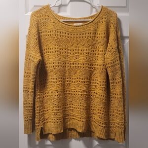 Maurices long sleeve knit shirt, size Large